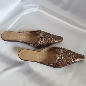Whittall & Shon Embellish Closed Toe Mule - 10 M